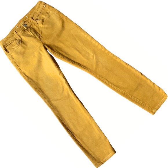 Joe’s Jeans Skinny Jeans, Quality Skinny Denim Jeans, Mustard Skinny Denim Jeans - Picture 1 of 11